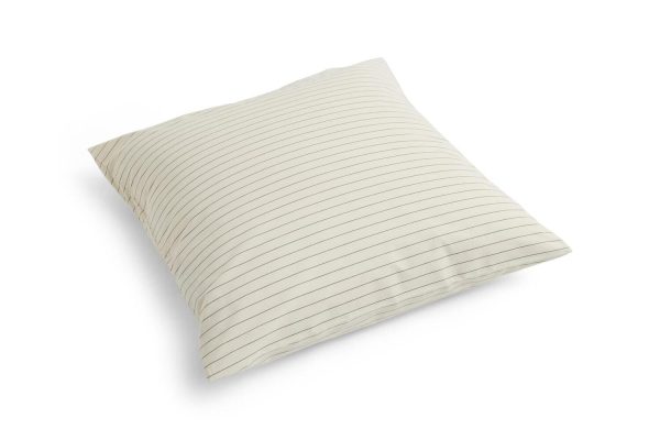 Fineline hovedpudebetræk, 63x60 cm - Ivory